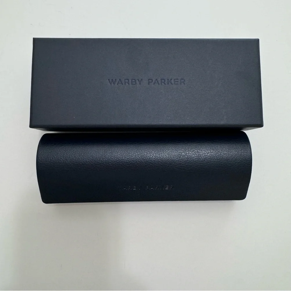 Warby Parker Glasses Case Cleaning Cloth Tote Box Accessory Bundle